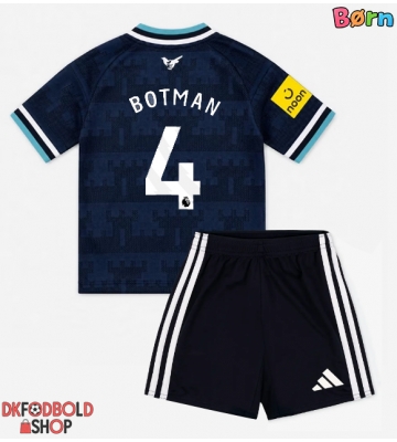 Newcastle United Sven Botman #4 Udebanesæt Børn 2026-27 Kort ærmer (+ korte bukser)